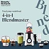 Morphy Richards 2 In 1 Blendmaster | 400W Powerful Motor | Grind, Mix, Blend Silver Black Morphy Richards 2 In 1 Blendmaster | 400W Powerful Motor | Grind, Mix, Blend Silver Black