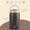 Cello Igloo 6L Insulated Water Jug, Stainless Steel Inner, Leak-Proof, Easy to Carry, Ideal for Travel, Picnic, Home, Office, Shop (Brown) Cello Igloo 6L Insulated Water Jug, Stainless Steel Inner, Leak-Proof, Easy to Carry, Ideal for Travel, Picnic, Home, Office, Shop (Brown)