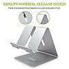 Tizum Aluminium Portable Stand with Convenient Charging Port Design for All Smartphone Mobile Holder - Silver Tizum Aluminium Portable Stand with Convenient Charging Port Design for All Smartphone Mobile Holder - Silver