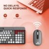 Ant Esports WKM22 Wireless Keyboard and Mouse Grey