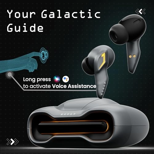 Boult Newly Launched Audio Astra True Wireless in Ear Earbuds with 48H Playtime, 4 Mics ENC, 45ms Low Latency Gaming, Breathing LEDs (Smoky Metal) Boult Newly Launched Audio Astra True Wireless in Ear Earbuds with 48H Playtime, 4 Mics ENC, 45ms Low Latency Gaming, Breathing LEDs (Smoky Metal)