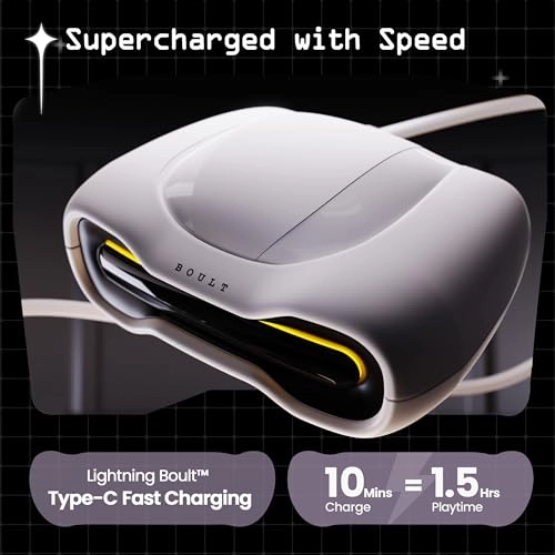 Boult Newly Launched Audio Astra True Wireless in Ear Earbuds with 48H Playtime, 4 Mics ENC, 45ms Low Latency Gaming, Breathing LEDs (Smoky Metal) Boult Newly Launched Audio Astra True Wireless in Ear Earbuds with 48H Playtime, 4 Mics ENC, 45ms Low Latency Gaming, Breathing LEDs (Smoky Metal)