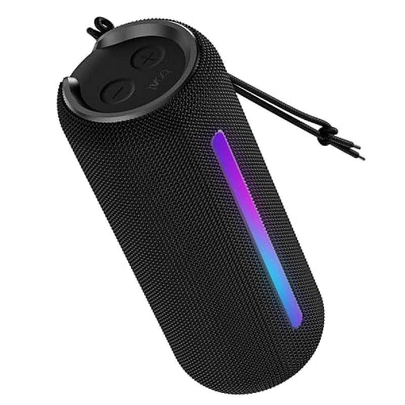 boAt Stone Spinx Pro Bluetooth Speaker with 20 W RMS Sound, Up to 8 hrs of Playtime, BTv5.0, Built-in Mic, RGB LEDs, TWS Feature, TF Card, AUX port Midnight Black boAt Stone Spinx Pro Bluetooth Speaker with 20 W RMS Sound, Up to 8 hrs of Playtime, BTv5.0, Built-in Mic, RGB LEDs, TWS Feature, TF Card, AUX port Midnight Black