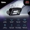 Qubo Car Dash Cam Pro 3K Dual Channel from Hero Group, 3K 5MP Front QHD 2MP Rear FHD 3.2 LCD Display, GPS Logger Qubo Car Dash Cam Pro 3K Dual Channel from Hero Group, 3K 5MP Front QHD 2MP Rear FHD 3.2 LCD Display, GPS Logger