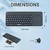 Ant Esports WK100 2in1 Wireless/Bluetooth Keyboard Black Ant Esports WK100 2in1 Wireless/Bluetooth Keyboard Black