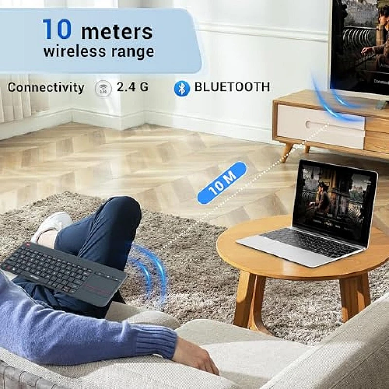 Ant Esports WK100 2in1 Wireless/Bluetooth Keyboard Black Ant Esports WK100 2in1 Wireless/Bluetooth Keyboard Black