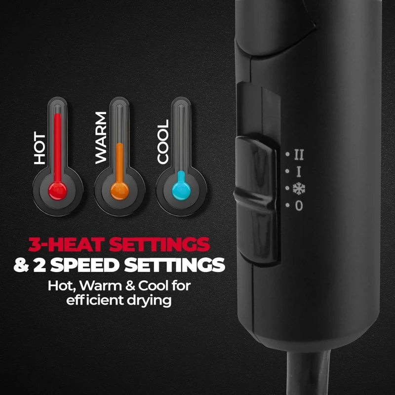 BEARDO Styling Gun Ultra Compact Hair Dryer | 1100 Watts Foldable Hair Dryer | 3 Heat 2 Speed Setting | Hair Dryer For Men | Travel Friendly | Stylish Matte Black Finish | Gift For Brother | Gift For Friends BEARDO Styling Gun Ultra Compact Hair Dryer | 1100 Watts Foldable Hair Dryer | 3 Heat 2 Speed Setting | Hair Dryer For Men | Travel Friendly | Stylish Matte Black Finish | Gift For Brother | Gift For Friends