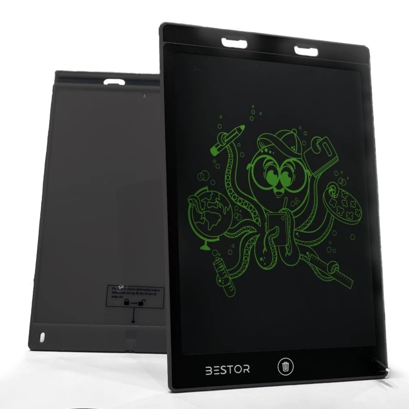 BESTOR® Portable Ruff 12 inches LCD Paperless Memo Digital Tablet Notepad E-Writer/Writing/Drawing Pad (Black) BESTOR® Portable Ruff 12 inches LCD Paperless Memo Digital Tablet Notepad E-Writer/Writing/Drawing Pad (Black)