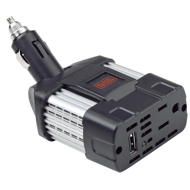 BLACK+DECKER PI100LA-B2C 100W DC to AC Car Power Inverter for Charging Laptop in Car BLACK+DECKER PI100LA-B2C 100W DC to AC Car Power Inverter for Charging Laptop in Car