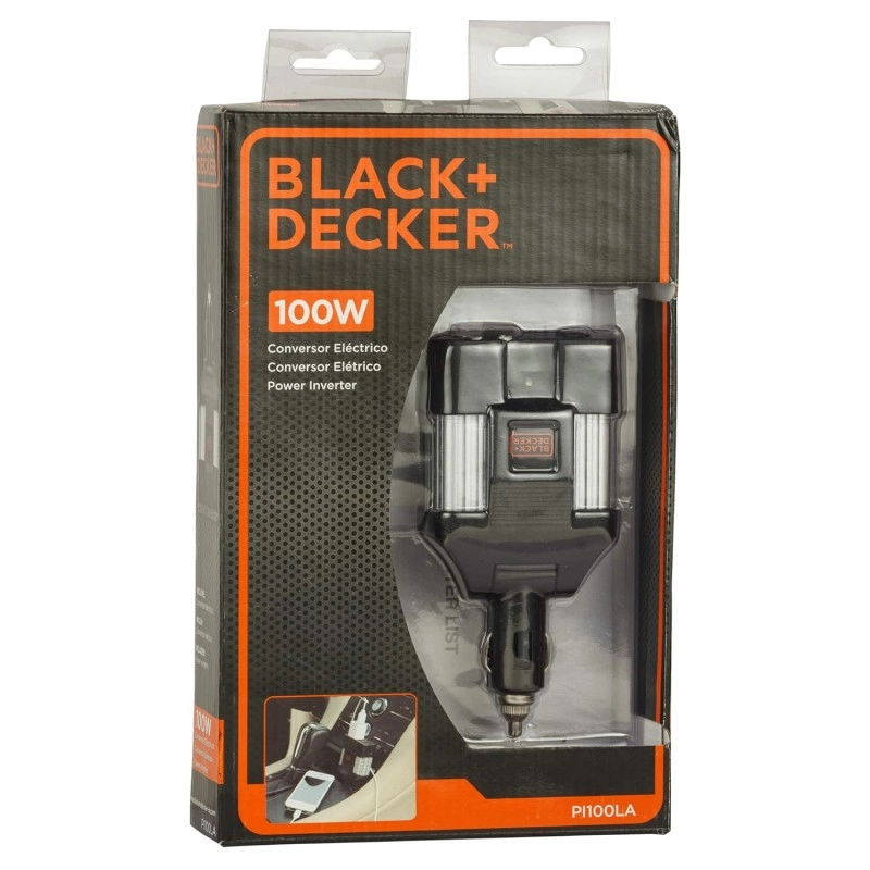 BLACK+DECKER PI100LA-B2C 100W DC to AC Car Power Inverter for Charging Laptop in Car BLACK+DECKER PI100LA-B2C 100W DC to AC Car Power Inverter for Charging Laptop in Car