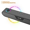 amazon basics 20W Bluetooth Soundbar Speaker with 2000mah Battery, BT v5.1, Aux, USB Port, LED Display and RGB Party Lights amazon basics 20W Bluetooth Soundbar Speaker with 2000mah Battery, BT v5.1, Aux, USB Port, LED Display and RGB Party Lights