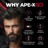 Beardo Apex Go Trimmer for Men - 80-Min Run Time - Powerful 5500 RPM motor - Compact Travel-Friendly Design - Self-Sharpening Blades, 3 Comb Attachments, Type-C Charging, Digital Display | Gift For Brother & Friends Beardo Apex Go Trimmer for Men - 80-Min Run Time - Powerful 5500 RPM motor - Compact Travel-Friendly Design - Self-Sharpening Blades, 3 Comb Attachments, Type-C Charging, Digital Display | Gift For Brother & Friends