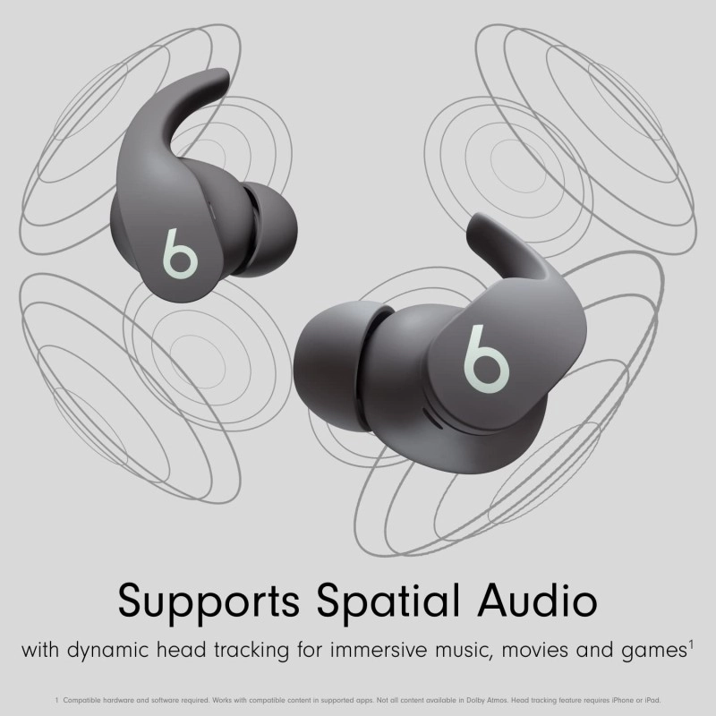 Beats Fit Pro - Wireless Bluetooth Noise Cancelling Earbuds - IPX4 Rating, Sweat Resistant, Up to 6H Battery Life, Up to 24H w Charging Case, Voice Assistant, Apple & Android Compatible, Sage Grey