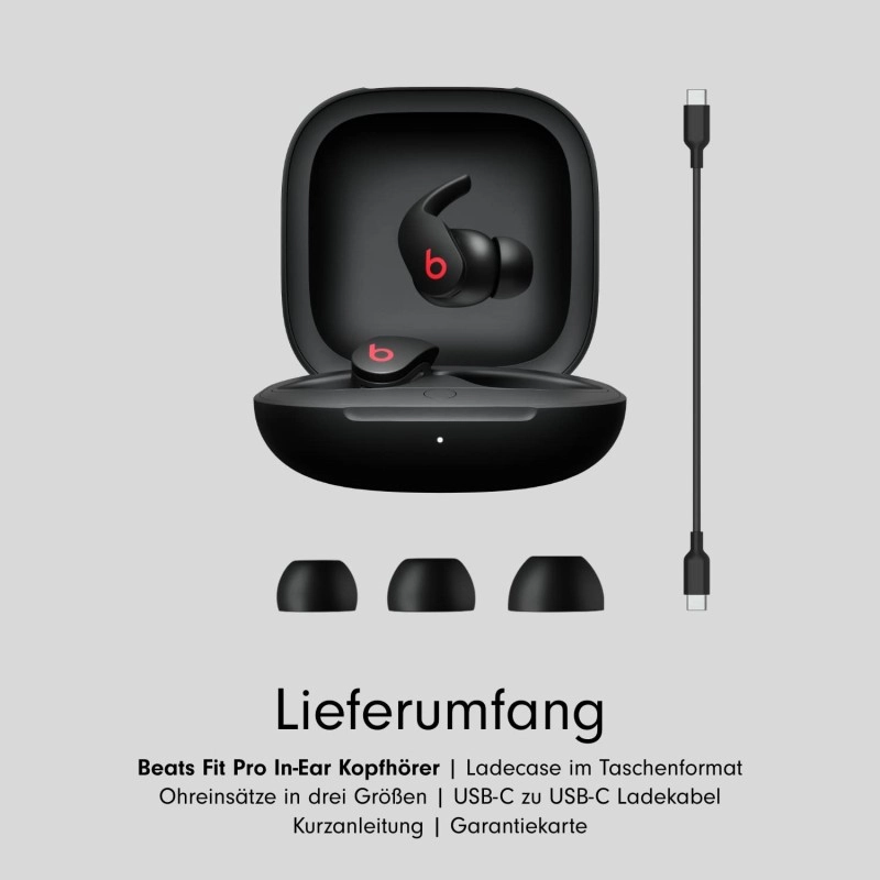 Beats Fit Pro - Wireless Bluetooth Noise Cancelling Earbuds - IPX4 Rating, Sweat Resistant, Up to 6H Battery Life, Up to 24H w Charging Case, Voice Assistant, Apple & Android Compatible, Sage Grey