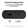 Belkin 20000 mAh 30W PD Power Bank for MacBook, Mobiles and Tablets with USB-C Port, USB-C Cable Included - Black Belkin 20000 mAh 30W PD Power Bank for MacBook, Mobiles and Tablets with USB-C Port, USB-C Cable Included - Black