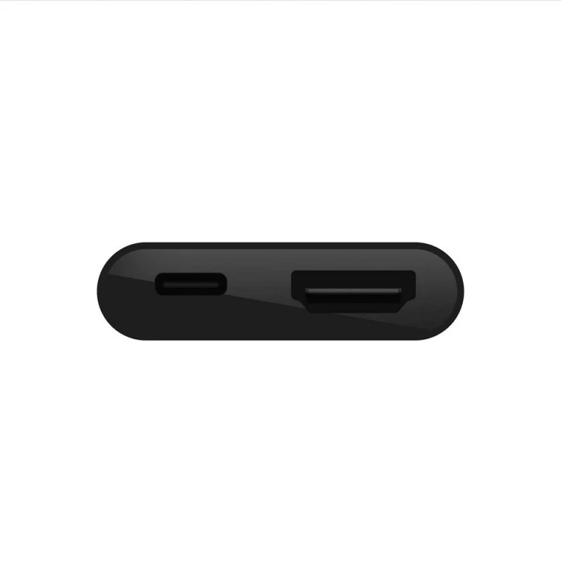 Belkin usb-c to hdmi Adapter Charge Supports 4K uhd Video Pass -Black Belkin usb-c to hdmi Adapter Charge Supports 4K uhd Video Pass -Black