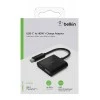 Belkin usb-c to hdmi Adapter Charge Supports 4K uhd Video Pass -Black Belkin usb-c to hdmi Adapter Charge Supports 4K uhd Video Pass -Black