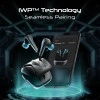 Boat Immortal 111, 40HRS Battery, 40ms Super Low Latency, RGB LEDs, 4Mics ENx Tech, Fast Charge, IPX4, v5.3 Bluetooth Earbuds, TWS Ear Buds Wireless Earphones with mic, Gaming Earbuds (Black Sabre)