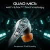 Boat Immortal 111, 40HRS Battery, 40ms Super Low Latency, RGB LEDs, 4Mics ENx Tech, Fast Charge, IPX4, v5.3 Bluetooth Earbuds, TWS Ear Buds Wireless Earphones with mic, Gaming Earbuds (Black Sabre)