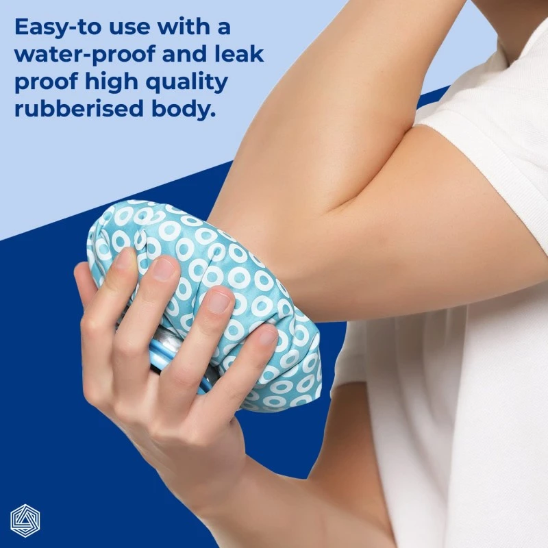 Boldfit Hot Water Bag Ice bag 7.5Inch for Pain Relief Cold Ice Pack Bag for Pain Relief Cold Water Bag for Pain Relief, Injuries, and Cold Therapy Comes with Leak-free Closure - Blue 7.5 Inch Boldfit Hot Water Bag Ice bag 7.5Inch for Pain Relief Cold Ice Pack Bag for Pain Relief Cold Water Bag for Pain Relief, Injuries, and Cold Therapy Comes with Leak-free Closure - Blue 7.5 Inch