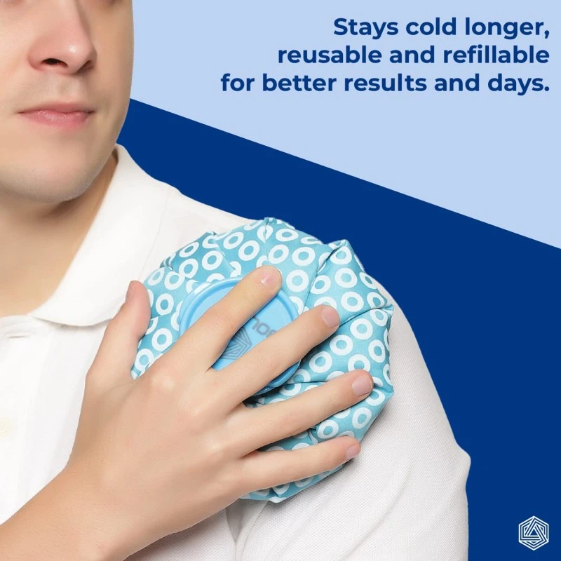 Boldfit Hot Water Bag Ice bag 7.5Inch for Pain Relief Cold Ice Pack Bag for Pain Relief Cold Water Bag for Pain Relief, Injuries, and Cold Therapy Comes with Leak-free Closure - Blue 7.5 Inch Boldfit Hot Water Bag Ice bag 7.5Inch for Pain Relief Cold Ice Pack Bag for Pain Relief Cold Water Bag for Pain Relief, Injuries, and Cold Therapy Comes with Leak-free Closure - Blue 7.5 Inch