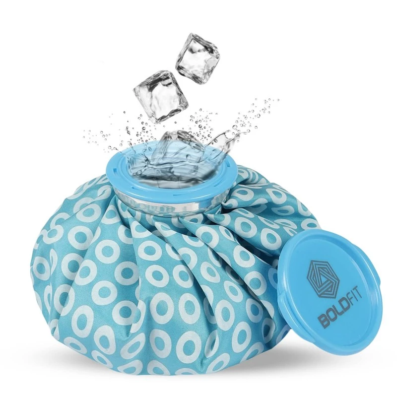 Boldfit Hot Water Bag Ice bag 7.5Inch for Pain Relief Cold Ice Pack Bag for Pain Relief Cold Water Bag for Pain Relief, Injuries, and Cold Therapy Comes with Leak-free Closure - Blue 7.5 Inch Boldfit Hot Water Bag Ice bag 7.5Inch for Pain Relief Cold Ice Pack Bag for Pain Relief Cold Water Bag for Pain Relief, Injuries, and Cold Therapy Comes with Leak-free Closure - Blue 7.5 Inch