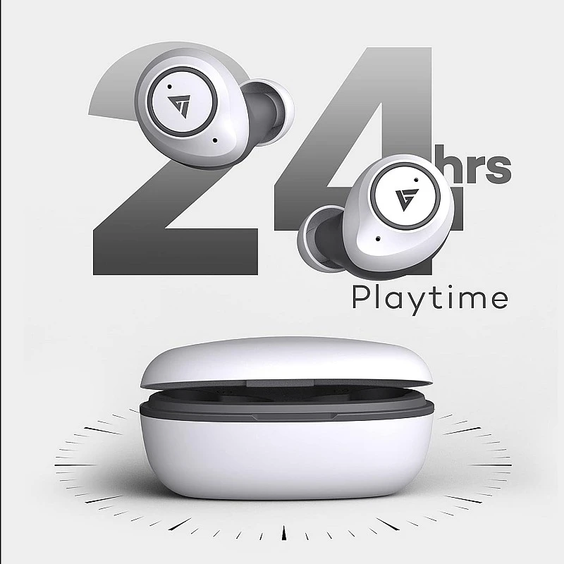 Boult Audio Airbass Q10 Bluetooth Truly Wireless in Ear Earbuds with Mic with 24H Total Playtime, Touch Controls, Ipx5 Water Resistant and Voice Assistant (White) Boult Audio Airbass Q10 Bluetooth Truly Wireless in Ear Earbuds with Mic with 24H Total Playtime, Touch Controls, Ipx5 Water Resistant and Voice Assistant (White)
