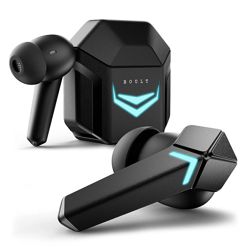 Boult Audio Ammo True Wireless in Ear Earbuds with 40ms Lowest Latency, 40H Playtime, ENC Mic, 13mm Bass Drivers, Interactive LED, Type-C Fast Charging (10Min=150min) Bluetooth Ear Buds Boult Audio Ammo True Wireless in Ear Earbuds with 40ms Lowest Latency, 40H Playtime, ENC Mic, 13mm Bass Drivers, Interactive LED, Type-C Fast Charging (10Min=150min) Bluetooth Ear Buds