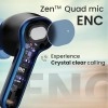 Boult Audio Curve Buds Pro with 100H Playtime, 4 Mics Clear Calling, 40ms Low Latency Gaming, Made in India, Equalizer Modes, Bluetooth 5.3 Blink & Pair™ True Wireless in Ear Earbuds (Beach Rose)