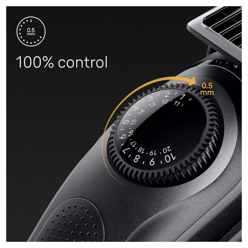 Braun Beard Trimmer for Men, BT5410, From Gillette, Style, Edge, Detail, Lifetime Sharp Blades, 39 Length Settings, 100-Min Runtime, Waterproof, 5 min Quick Charge, Precision Trimming Comb