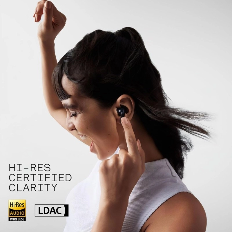 CMF Buds Pro 2 Wireless Earbuds, Hi-Res Audio with LDAC, 50 dB Hybrid Noise Cancelling Earbuds, Ultra Bass Technology, 