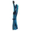 CORSAIR Premium Individually Sleeved PSU Cables Starter Kit – Blue/Black, for Corsair PSUs (CP-8920221)