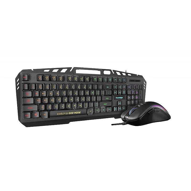 Cosmic Byte Dragon Fly RGB Aluminium Gaming Keyboard and Mouse Combo 8 RGB Effects 7 Button 7200 DPI Mouse with Software (Black) Cosmic Byte Dragon Fly RGB Aluminium Gaming Keyboard and Mouse Combo 8 RGB Effects 7 Button 7200 DPI Mouse with Software (Black)
