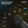 CULT Volt X, Full Body Professional Gun Massager with Hot and Cold Therapy, 3000mAh battery, QuietMotion Tech, 6 Interchangeable heads, 6 Speed levels, Silicone head, Carry Pouch. CULT Volt X, Full Body Professional Gun Massager with Hot and Cold Therapy, 3000mAh battery, QuietMotion Tech, 6 Interchangeable heads, 6 Speed levels, Silicone head, Carry Pouch.