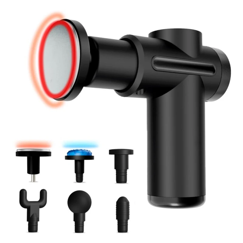 CULT Volt X, Full Body Professional Gun Massager with Hot and Cold Therapy, 3000mAh battery, QuietMotion Tech, 6 Interchangeable heads, 6 Speed levels, Silicone head, Carry Pouch. CULT Volt X, Full Body Professional Gun Massager with Hot and Cold Therapy, 3000mAh battery, QuietMotion Tech, 6 Interchangeable heads, 6 Speed levels, Silicone head, Carry Pouch.