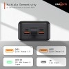 Callmate 65W Fast Charging Powerbank with 30000 mAh for MacBook, Type C Laptop & Mobile Charging | 3 Output & 2 Input (65 W, Fast Charging, Power Delivery 3.0, Quick Charge) (Black, Lithium Polymer) Callmate 65W Fast Charging Powerbank with 30000 mAh for MacBook, Type C Laptop & Mobile Charging | 3 Output & 2 Input (65 W, Fast Charging, Power Delivery 3.0, Quick Charge) (Black, Lithium Polymer)