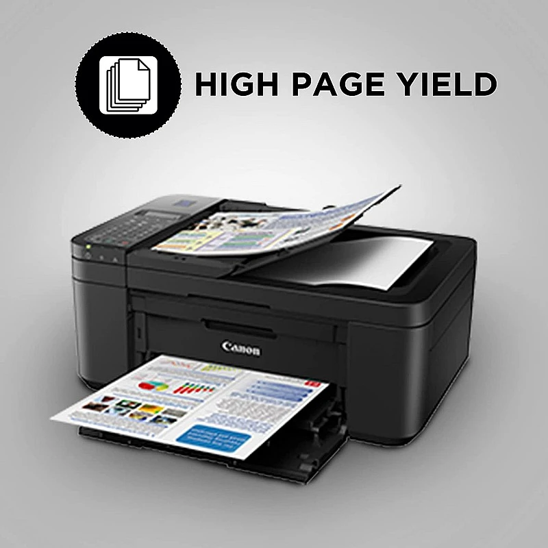 Canon E4570 All-in-One Wi-Fi Ink Efficient Colour Printer with FAX/ADF/Duplex Printing (Black) Canon E4570 All-in-One Wi-Fi Ink Efficient Colour Printer with FAX/ADF/Duplex Printing (Black)