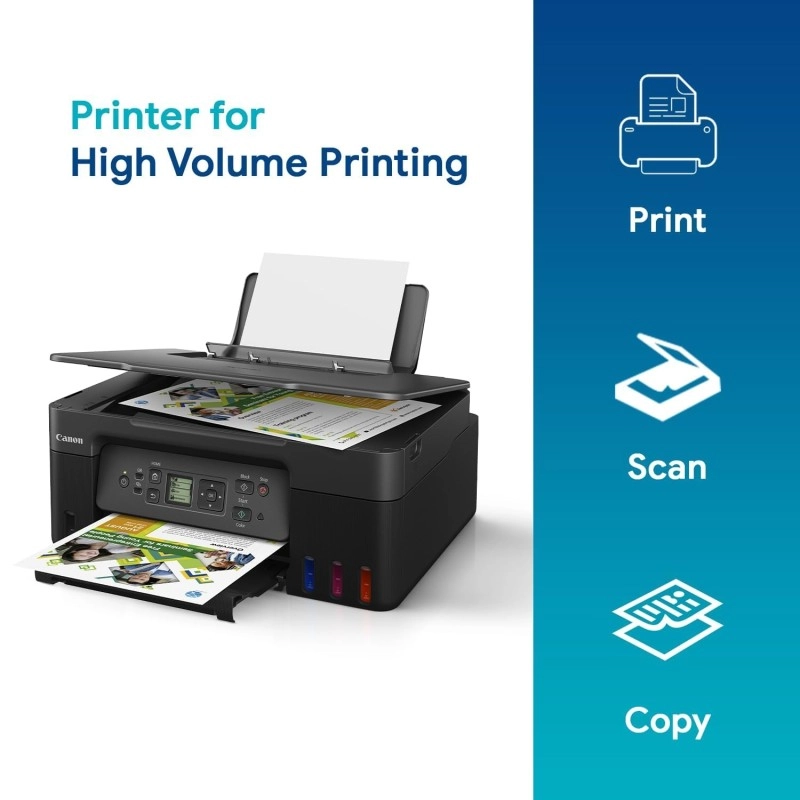 Canon PIXMA MegaTank G3770 BK All-in-one WiFi Inktank Colour Printer