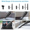 Car Vacuum Powerful Portable & High Power 12V Car Handheld Vacuum Cleaner for Car and Home   Vaccum Cleaner White Wirless Car Vacuum (Aysis Orange)