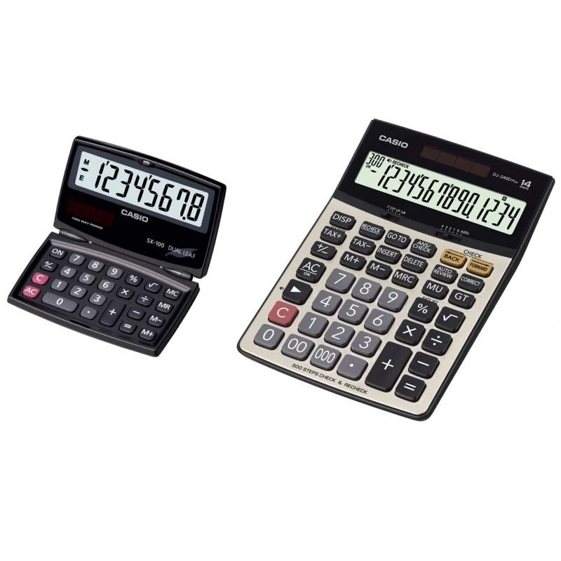 Casio DJ-220D Plus 300 Steps Check & Correct Premium Basic Calculator with Metallic Faceplate & Bigger Screen/Keys (12 Digit), Silver and Black Casio DJ-220D Plus 300 Steps Check & Correct Premium Basic Calculator with Metallic Faceplate & Bigger Screen/Keys (12 Digit), Silver and Black