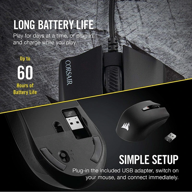 Corsair Harpoon Pro RGB FPS/MOBA Gaming Wired Mouse 12000 DPI Optical Black Corsair Harpoon Pro RGB FPS/MOBA Gaming Wired Mouse 12000 DPI Optical Black
