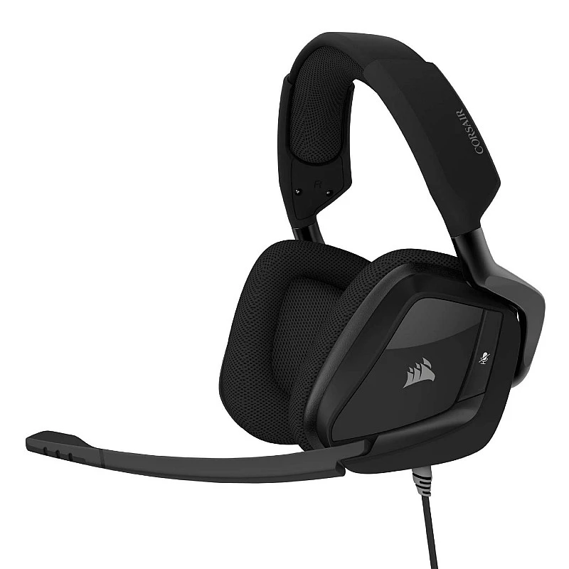 Corsair VOID Elite Surround Wired On Ear Premium Gaming Headset with Mic (Carbon) Corsair VOID Elite Surround Wired On Ear Premium Gaming Headset with Mic (Carbon)