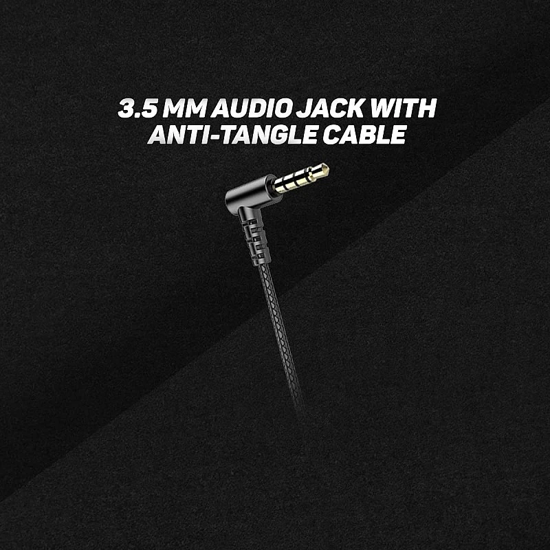 Cosmic Byte CB-EP-06 in-Ear Earphones with Inbuilt and Detachable Dual Microphone, Lightweight, Hi-Fidelity Drivers (Black/Silver) Cosmic Byte CB-EP-06 in-Ear Earphones with Inbuilt and Detachable Dual Microphone, Lightweight, Hi-Fidelity Drivers (Black/Silver)