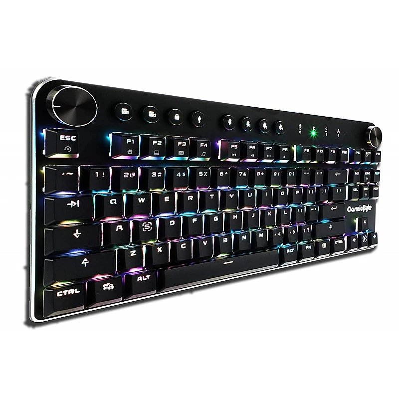Cosmic Byte CB-GK-19 Sirius Bluetooth and Wired Mechanical Keyboard with Per Key RGB, Outemu Brown Switches (Black) Cosmic Byte CB-GK-19 Sirius Bluetooth and Wired Mechanical Keyboard with Per Key RGB, Outemu Brown Switches (Black)