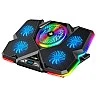 Cosmic Byte Cyclone RGB Laptop Cooling Pad with 5 Fan Adjustable Speed USB Hub Black-Blue Cosmic Byte Cyclone RGB Laptop Cooling Pad with 5 Fan Adjustable Speed USB Hub Black-Blue
