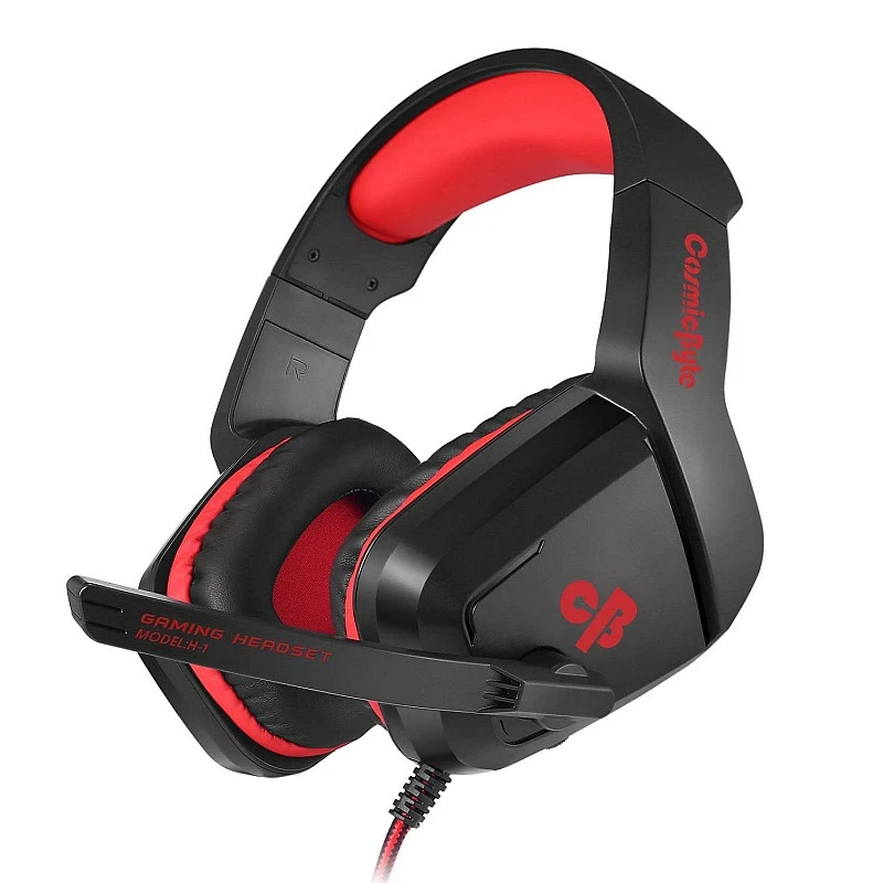 Cosmic Byte H1 Gaming Headphone with Mic for PC Laptops Mobile PS4 Xbox One (Red) Cosmic Byte H1 Gaming Headphone with Mic for PC Laptops Mobile PS4 Xbox One (Red)