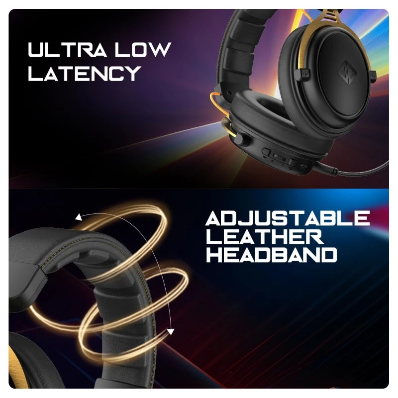Cosmic Byte Hades 2.4Ghz Wireless + Bluetooth Headphone, Dual Mode, 20ms Latency, 100Hrs Battery Life, 53mm Driver, ENC Microphone (Black) Cosmic Byte Hades 2.4Ghz Wireless + Bluetooth Headphone, Dual Mode, 20ms Latency, 100Hrs Battery Life, 53mm Driver, ENC Microphone (Black)