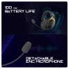 Cosmic Byte Hades 2.4Ghz Wireless + Bluetooth Headphone, Dual Mode, 20ms Latency, 100Hrs Battery Life, 53mm Driver, ENC Microphone (Black) Cosmic Byte Hades 2.4Ghz Wireless + Bluetooth Headphone, Dual Mode, 20ms Latency, 100Hrs Battery Life, 53mm Driver, ENC Microphone (Black)