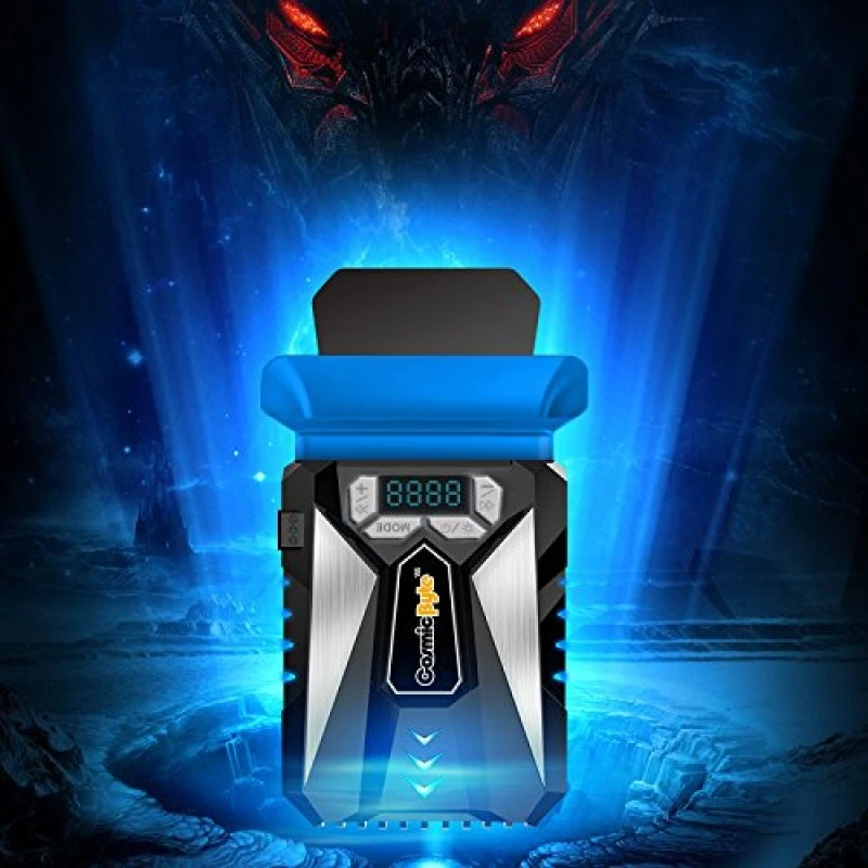 Cosmic Byte Hailstorm Laptop Vacuum Cooler with Temperature Display and Adjustable Fan Speed (Black/Blue) Cosmic Byte Hailstorm Laptop Vacuum Cooler with Temperature Display and Adjustable Fan Speed (Black/Blue)