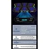 Cosmic Byte Meteoroid RGB Laptop Cooling Pad with 6 Fan Upto 17 inch laptops Black Blue Cosmic Byte Meteoroid RGB Laptop Cooling Pad with 6 Fan Upto 17 inch laptops Black Blue
